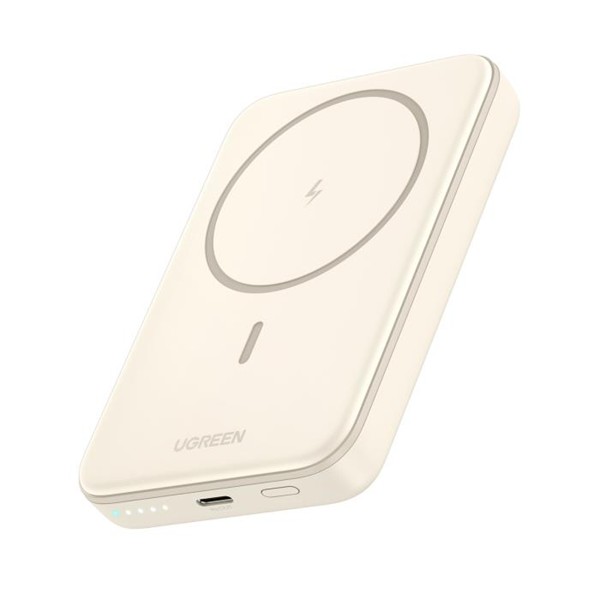 Power Bank Magnetic Wireless UGREEN 10000mAh 20W Qi PDx1  Beige